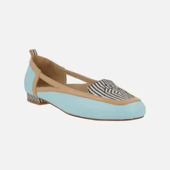 Zapatos multi material con aberturas Alba Blue