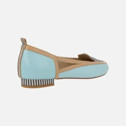 Zapatos multi material con aberturas Alba Blue