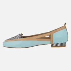 Zapatos multi material con aberturas Alba Blue