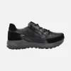 Zapatos negros de cordones para mujer con membrana Gore-tex