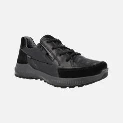 Zapatos negros de cordones para mujer con membrana Gore-tex