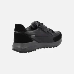 Zapatos negros de cordones para mujer con membrana Gore-tex