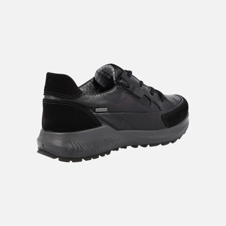 Zapatos negros de cordones para mujer con membrana Gore-tex