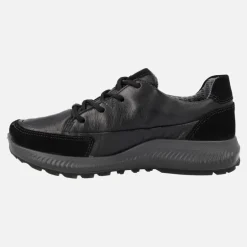 Zapatos negros de cordones para mujer con membrana Gore-tex