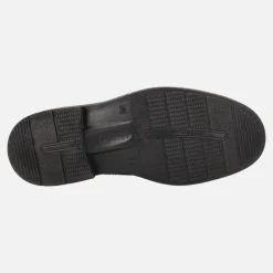 Zapatos negros de piel con cordones para hombre y membrana Waterproof