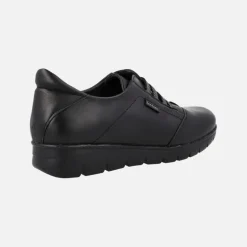 Zapatos negros de piel de estilo deportivo con elásticos