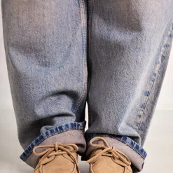 Zapatos náuticos de piel serraje con cordones Abby
