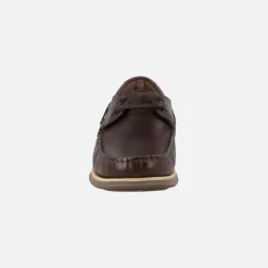 Zapatos náuticos para hombre en piel moka Sailor