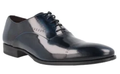 Zapatos oxford para hombre en piel antick con dibujos grabados