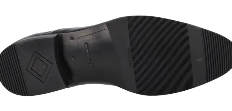 Zapatos oxford para hombre en piel antick con dibujos grabados