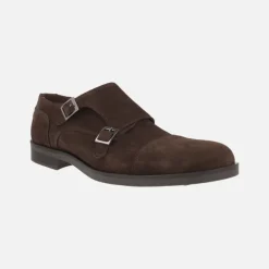 Zapatos para hombre con hebillas y piso fino de goma