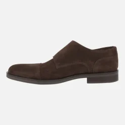 Zapatos para hombre con hebillas y piso fino de goma