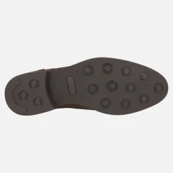 Zapatos para hombre con hebillas y piso fino de goma
