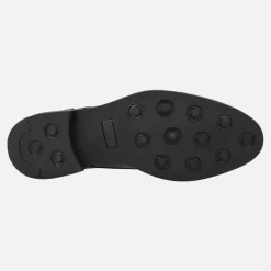 Zapatos para hombre con hebillas y piso fino de goma