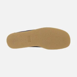 Zapatos para hombre en piel serraje con cordones estilo wallabee