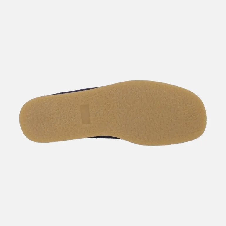 Zapatos para hombre en piel serraje con cordones estilo wallabee