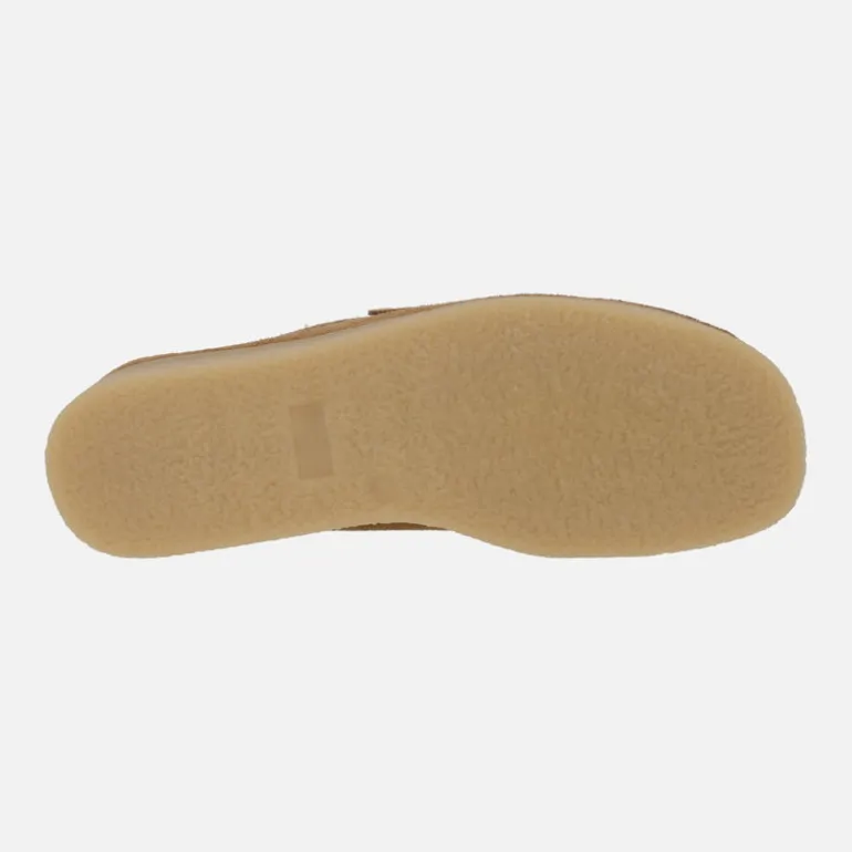Zapatos para hombre en piel serraje con cordones estilo wallabee