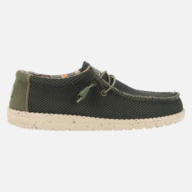 ZAPATOS PARA HOMBRE WALLY SOX EN TEJIDO CON CORDONES ELASTICOS