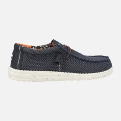 ZAPATOS PARA HOMBRE WALLY SOX EN TEJIDO CON CORDONES ELASTICOS