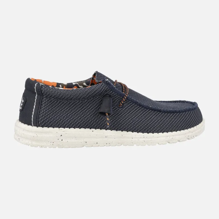 ZAPATOS PARA HOMBRE WALLY SOX EN TEJIDO CON CORDONES ELASTICOS