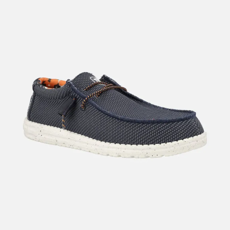 ZAPATOS PARA HOMBRE WALLY SOX EN TEJIDO CON CORDONES ELASTICOS