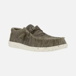 ZAPATOS PARA HOMBRE WALLY SOX EN TEJIDO CON CORDONES ELASTICOS