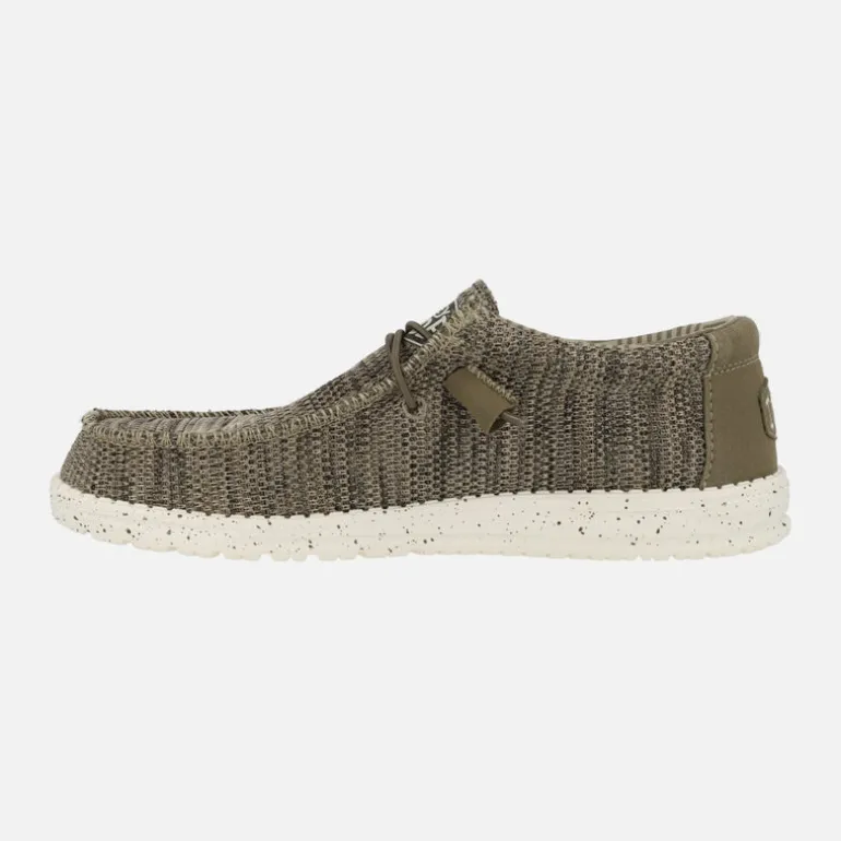 ZAPATOS PARA HOMBRE WALLY SOX EN TEJIDO CON CORDONES ELASTICOS