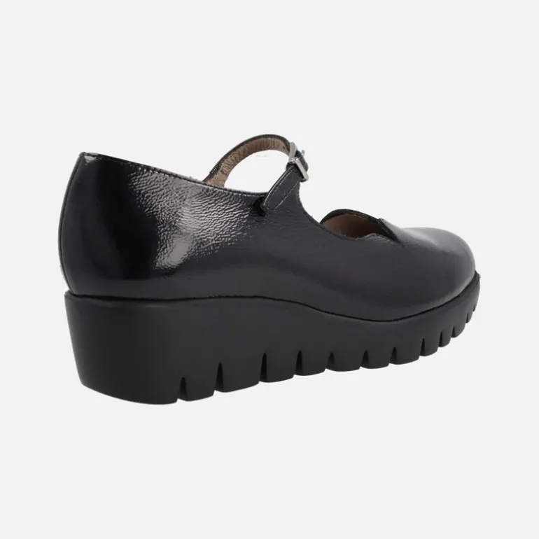 Zapatos para mujer en charol negro Wonders Sevilla