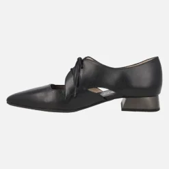 Zapatos planos de cordones Dalí en piel negra