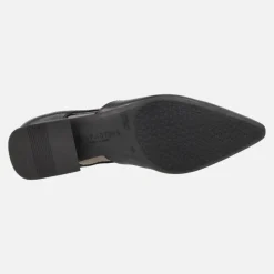 Zapatos planos de cordones Dalí en piel negra