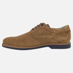 Zapatos Tristan en piel serraje con cordones para hombre