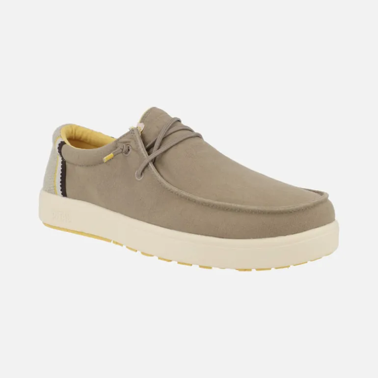 Zapatos wallabi para hombre Cana en tejido algodón