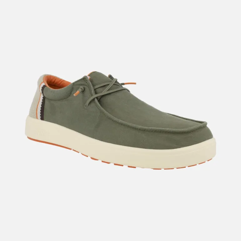 Zapatos wallabi para hombre Cana en tejido algodón