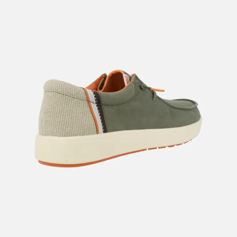 Zapatos wallabi para hombre Cana en tejido algodón