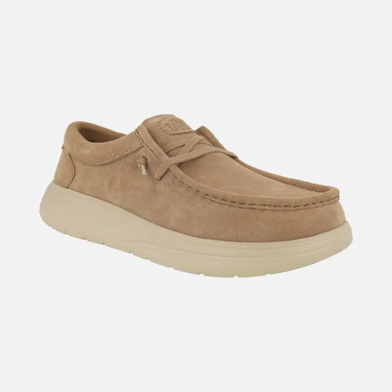 Zapatos Wally Comf suede para hombre con empeine de ante