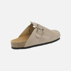 Zuecos de serraje con hebilla para hombre modelo UMA