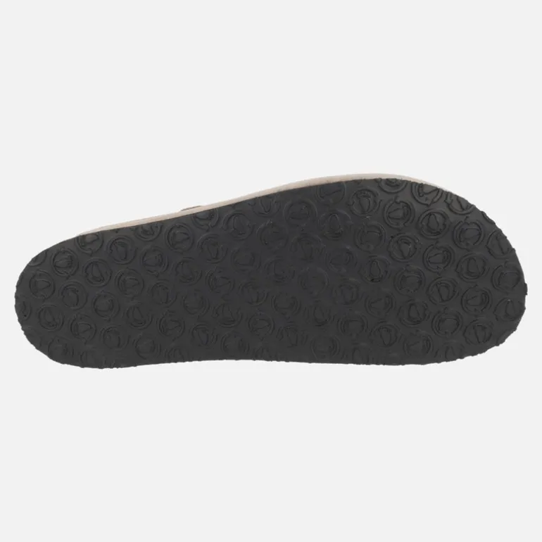 Zuecos de serraje con hebilla para mujer modelo UMA