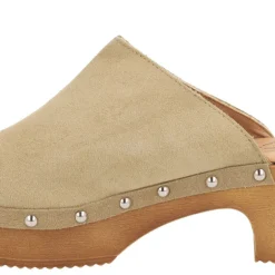 Zuecos de serraje para mujer con tachas Help the trees