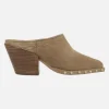 Zuecos estilo cowboy Alpe Vermont en serraje cuero con tachas