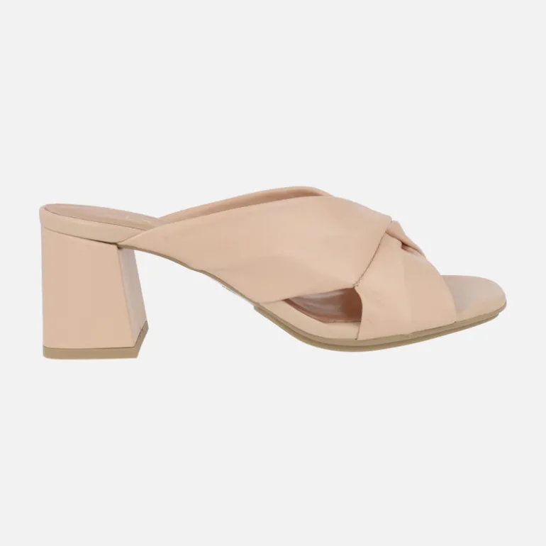 Zuecos para mujer con pala de tiras cruzadas Casia