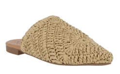 Zuecos planos estilo babuchas en tejido crochet
