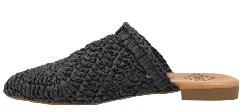 Zuecos planos estilo babuchas en tejido crochet
